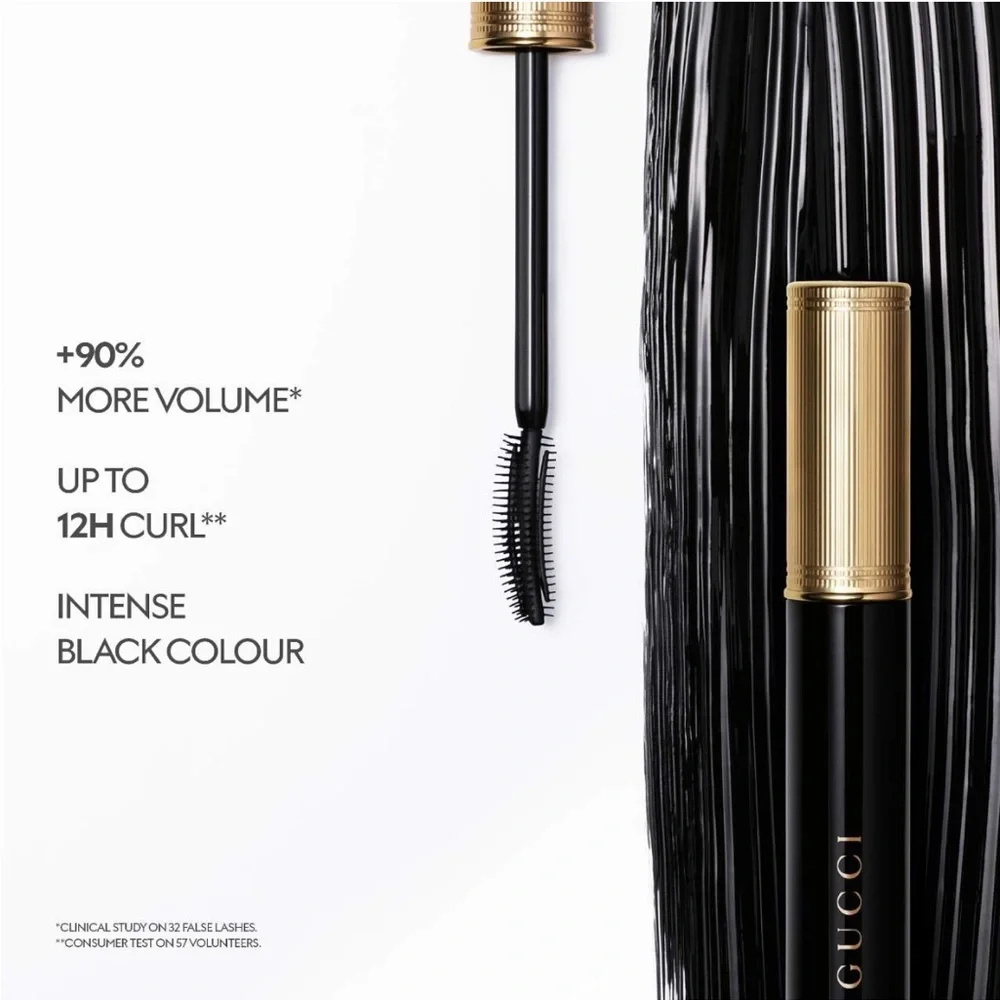 Gucci Le Magnetisme Volumizing Mascara in Eve Black NIB Travel Size